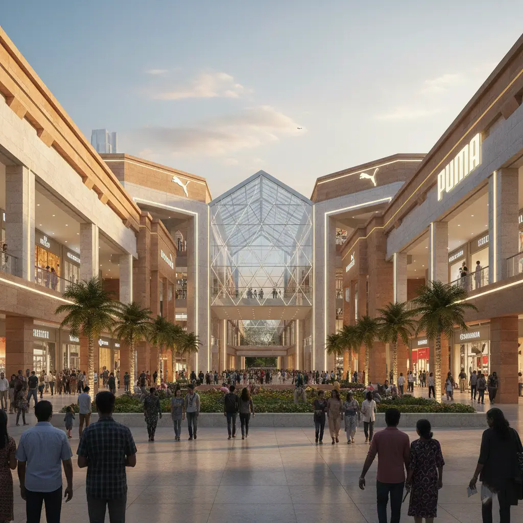 Commercial building construction project by Sooru Planning and Constructions