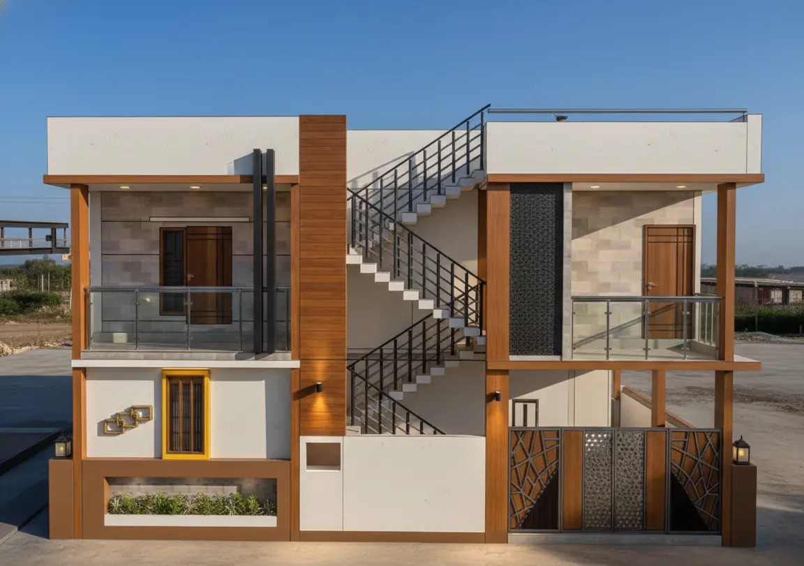 Residential House Construction – Mysore - Residential construction project in Mysore